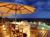 Mara Bushtops Camp - dinner on pool patio
